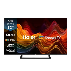 Haier H32S80GFX 32 Inch QLED Bezel-less LED Google TV