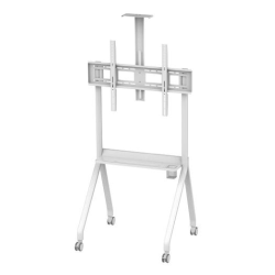Mobile TV Cart With Wheel  With Adjustable TV wall mount bracket for LED TV and Interactive Display Model: R10
