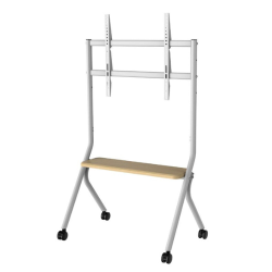 Mobile TV Cart With Wheel  With Adjustable TV wall mount bracket for LED TV and Interactive Display Model: R6